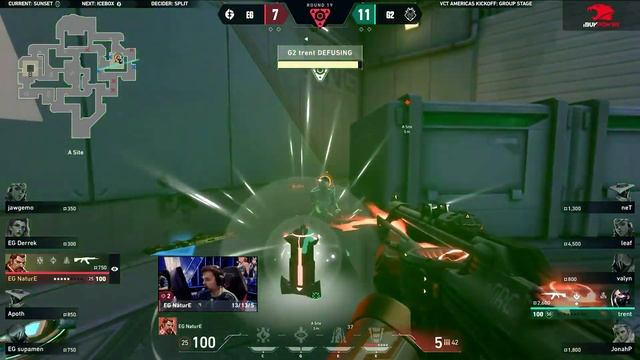 EG Nature’s 1v2 Clutch vs G2 Esports | VCT Americas Kickoff 2024 смотреть онлайн