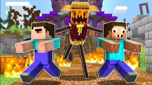 НУБ И ПРО СПАСАЮТ ГОРОД ОТ ТЫКВА МОНСТРА В МАЙНКРАФТ ! НУБИК И ТРОЛЛИНГ ЛОВУШКА В MINECRAFT