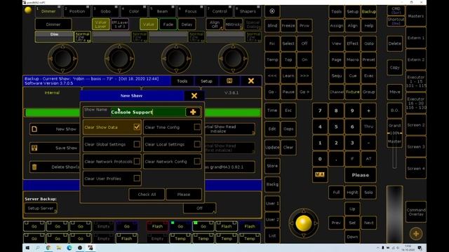 MA lighting tutorials (MA2)- Create a new show file - #1 смотреть онлайн