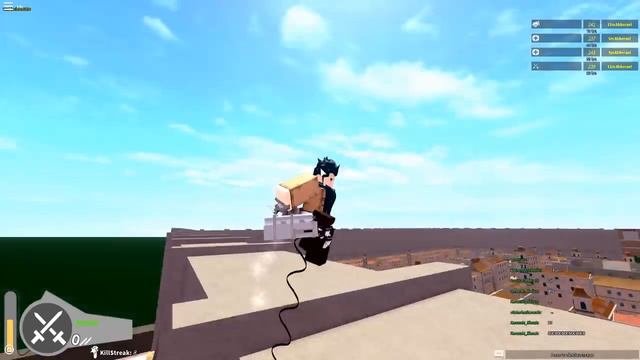 FIGHTING ABNORMAL TITANS WITH SUBS! | ATTACK ON TITAN ROBLOX | iBeMaine смотреть онлайн
