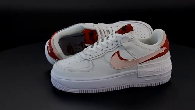 Кроссовки Nike Air Force "Белые с красным". Youthshoes смотреть онлайн