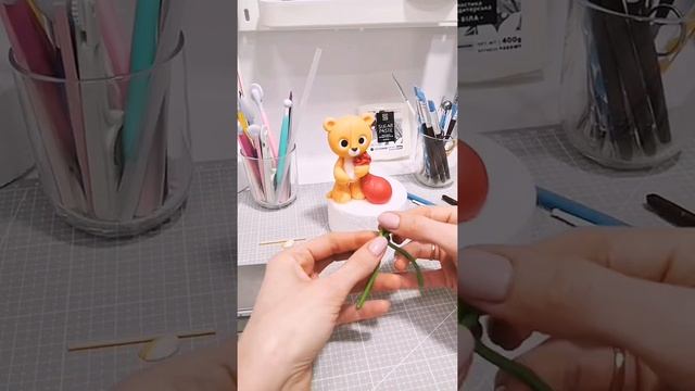 Little tiger, sugar paste tutorial. Тигрёнок из мастики смотреть онлайн
