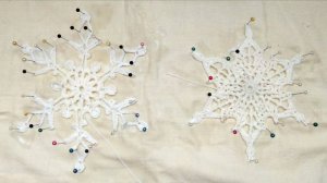 Блокировка снежинок / Ажурные снежинки крючком