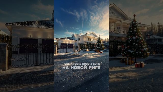 ГОТОВЫЕ ДОМА НА НОВОЙ РИГЕ #shorts #новаярига #москва #новорижскоешоссе #новыйгод смотреть онлайн
