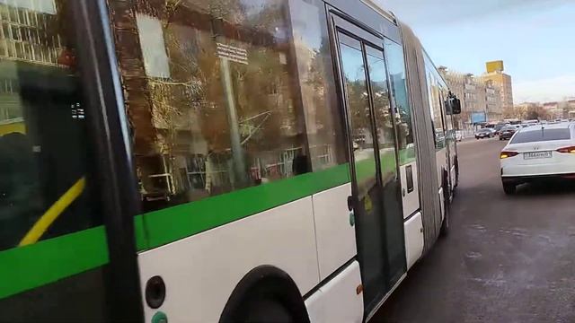 Астана. A361 Iveco urbanway 18 маршрут 10ка смотреть онлайн