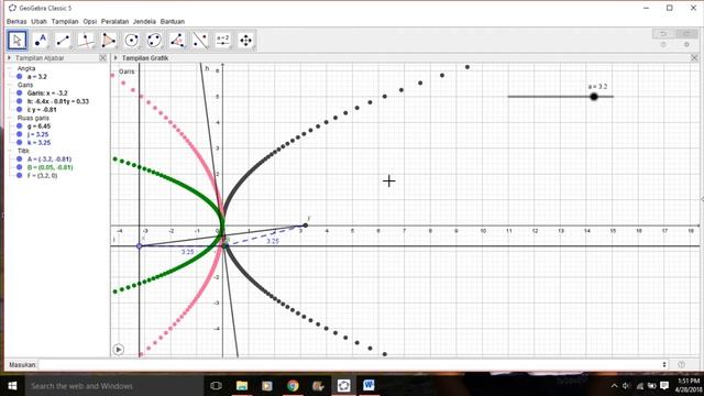 Melukis Parabola Menggunakan Aplikasi Geogebra смотреть онлайн