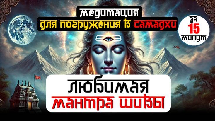 Любимая Мантра Шивы. Погружение в Самадхи за 15 минут. Ом Намах Шивая 108 раз