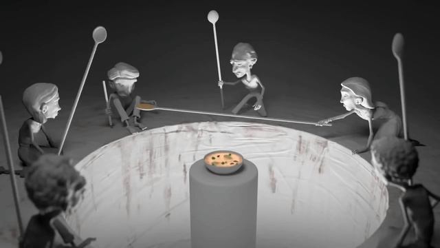 Притча Длинные ложки смотреть онлайн