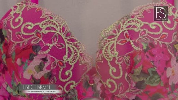 LISE CHARMEL Couture Lingerie Paris 2023 4K UHD EXCLUSIVE INTERVIEW Full Fashion Show Bikini Models.