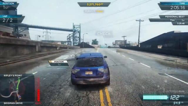 NEED FOR SPEED MOST WANTED 2012 (ALL SUBARU COSWORTH IMPREZA RACES)