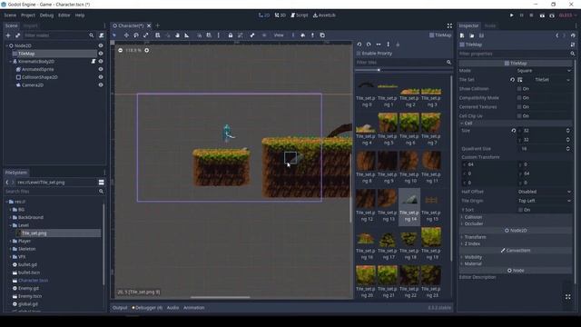 Godot Engine EP4: ออกแบบ TileMap สำหรับ Level Design และสร้าง Parallax смотреть онлайн
