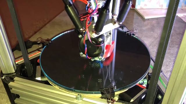 Think3DPrint3D Kossel Mini R3 w/Duet WiFi Re-fit test print смотреть онлайн
