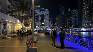 Дубай 🇦🇪 [4K] Дубай Марина, вечерняя прогулка 🔥 невероятно красиво