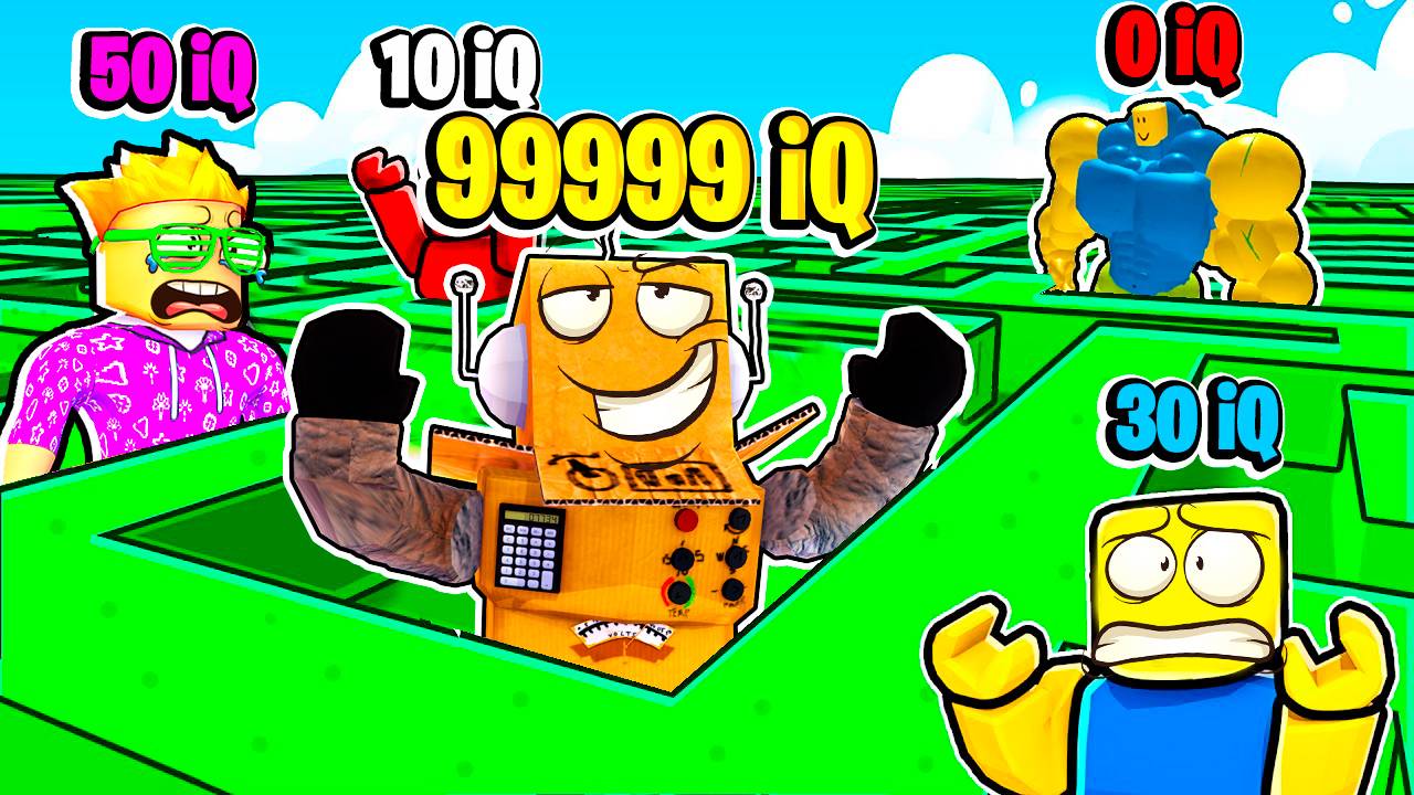 ИСПОЛЬЗОВАЛ 99999 IQ ЧТОБЫ Выбраться ИЗ ЛАБИРИНТА ЧЕЛЛЕНДЖ! Roblox Maze Simulator смотреть онлайн