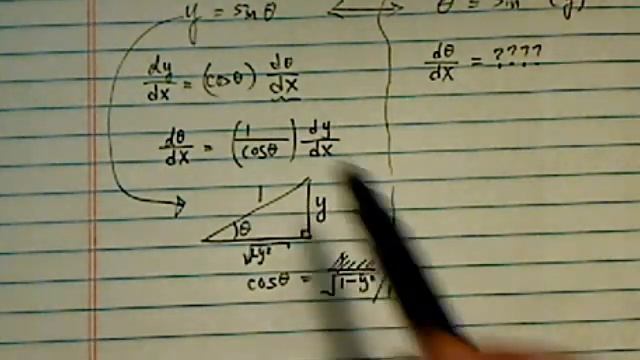 *Derivative of Inverse (arc) Sine: d(sin^-1(y))/dx = (1 / sqrt(1-y^2)) dy/dx смотреть онлайн