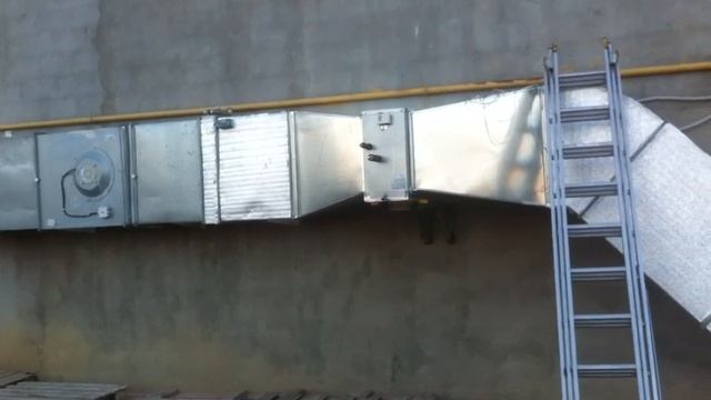 Монтаж ККБ к системе вентиляции