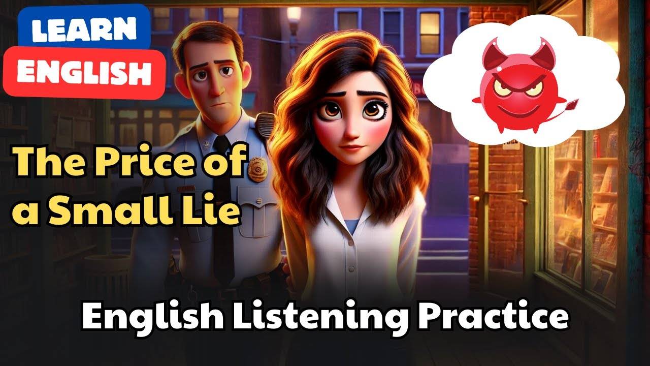 English Listening Practice - Improve Your Vocabulary - The Price of a Small Lie смотреть онлайн