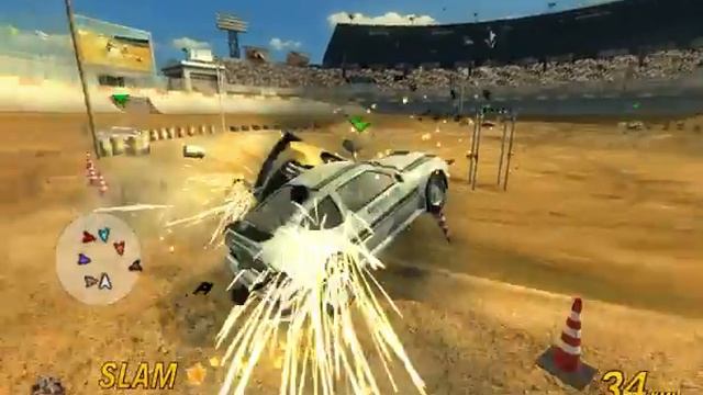 Flatout 2 fastest death ever xD смотреть онлайн