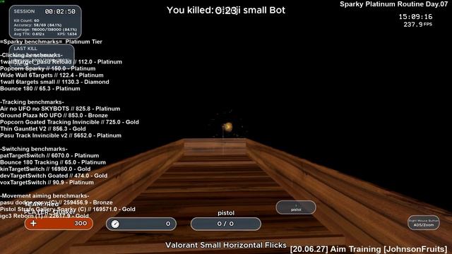 JohnsonFruits's Aim Training [20.06.27/Day.229-2] смотреть онлайн