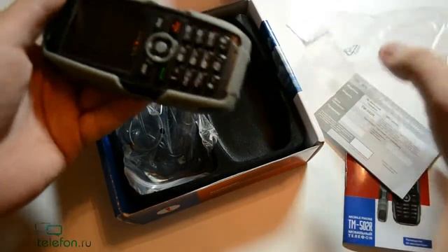Распаковка teXet TM-502R, защищенного телефона (unboxing) смотреть онлайн