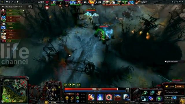 MOUZ vs ROOT gaming Dota 2 Tournament смотреть онлайн
