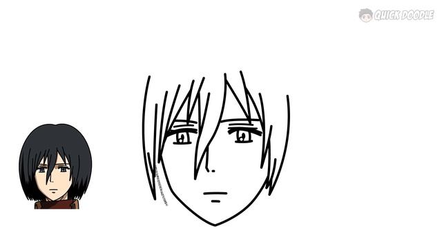 How To Draw Mikasa Ackerman | Attack on Titan - Easy Step By Step смотреть онлайн
