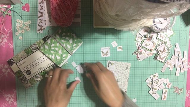 DIY Butterfly Embellishments | Let's Make Cluster For Junk Journal Using Botanical Craft Paper смотреть онлайн