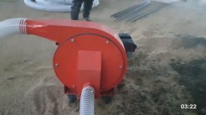 Автономная зернодробилка _Шмель_ 7 л.с.  Замер производительности. (1)