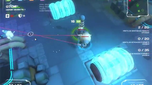 Laserbots gameplay (alpha 0.2.0) смотреть онлайн