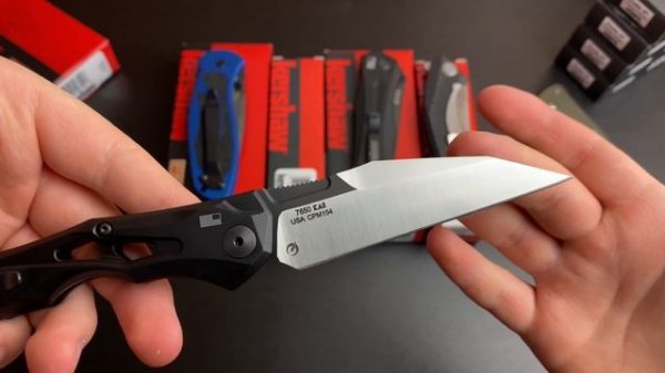 Обзор ножей Kershaw Blur 1670NBM4, Kershaw Launch 13, Kershaw Launch 6, Kershaw Tumbler