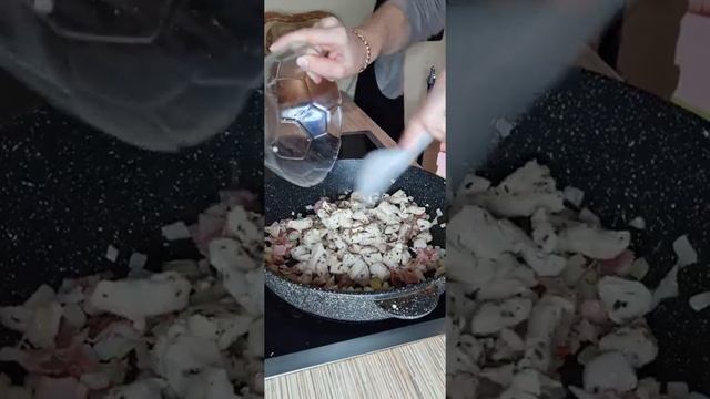 ПАСТА СО СЛИВКАМИ, КУРИЦЕЙ И БЕКОНОМ 🔥 смотреть онлайн