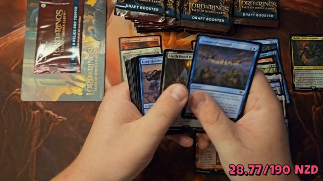 MTG Lord of the Rings Draft Booster Box Opening! смотреть онлайн