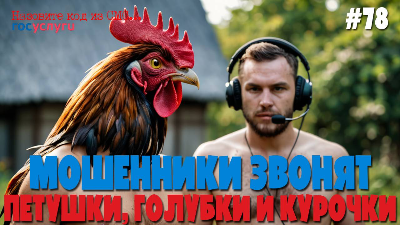 Озвучиваем код под звукозапись | Петушки, голубки и псины | Подборка разговоров с мошенниками смотреть онлайн