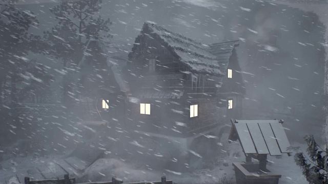 ЗВУКИ СНЕЖНОЙ БУРИ для сна и расслабления. Звуки снежной бури для сна на 5 часов смотреть онлайн