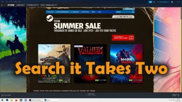 How to Download It Takes Two on PC | Chapter 1 in Steam | Friend's Pass | Gaming | Tamil