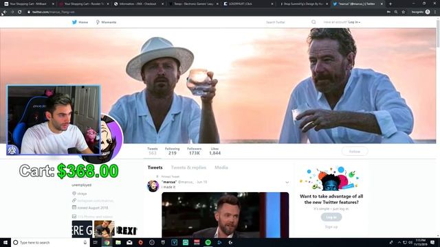 Buying $1000 of Gaming Merch LIVE смотреть онлайн
