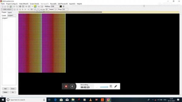 How To Make program Led Edit 2020 supported t1000s controller