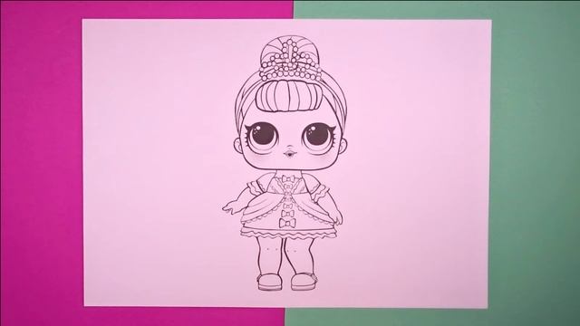 COLOREANDO LOL SURPRISE COMO PRINCESAS DISNEY *DIBUJO PARA DESCARGAR* смотреть онлайн