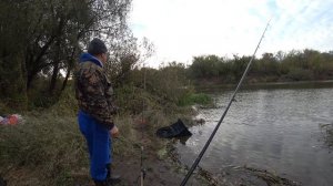 РЫБАЧУ ОДНОВРЕМЕННО НА ДВУХ РЕКАХ. ФИДЕР. ОКТЯБРЬ !!!