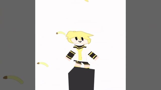 kagamine len dances to his banana song смотреть онлайн
