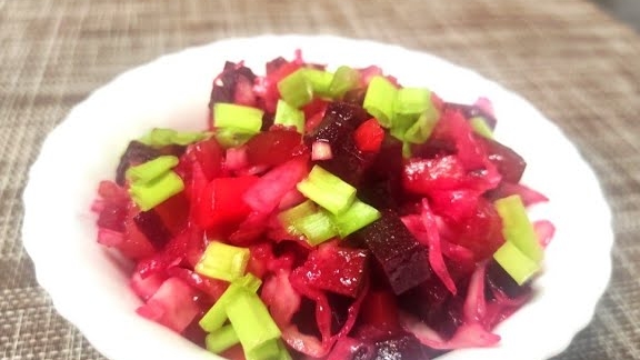 Винегрет из запечённых овощей. смотреть онлайн