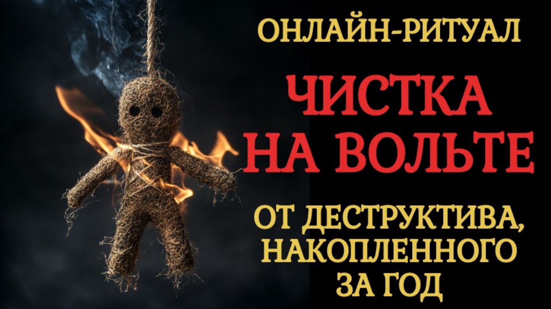 ЧИСТКА ЧЕРЕЗ ВОЛЬТ: ГЕНЕРАЛЬНАЯ УБРОКА ЭНЕРГЕТИКИ ПЕРЕД НГ, ОНЛАЙН-РИТУАЛ смотреть онлайн