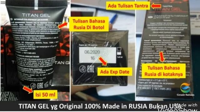 Jual Titan Gel Asli Rusia Di Medan 081361333399 Antar Gratis смотреть онлайн