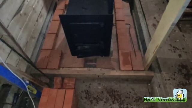 Обкладка банной печи. Часть 1. Ряды 1-2. смотреть онлайн
