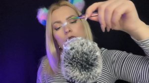 АСМР сниму с тебя 1000000 пылинок / Неразборчивый шепот/ Визуальные триггеры