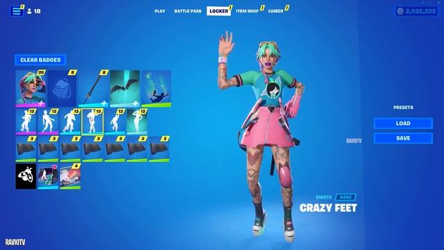 Selene Skin Showcase with Emotes and Dances | Fortnite | Selene Skin Styles смотреть онлайн