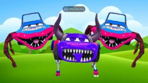 All Lightning Mcqueen Eater Spider Cars - Coffin Dance Song Remix