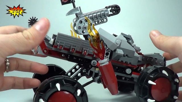 LEGO Chima 70004 Wakz' Pack Tracker Review 2013 Legends Of Chima 3 Minifigures