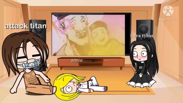 attack titan ,Annie and Lara tybur react to armin colossal titan part 3/9 смотреть онлайн
