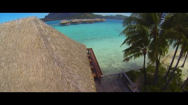 Bora Bora Island (French Polynesia) Aerial shoot смотреть онлайн